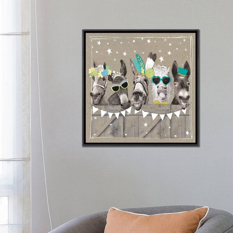 iCanvas "Fancy Pants Farm VI" by Hammond Gower Framed Bed Bath & Beyond 37744798